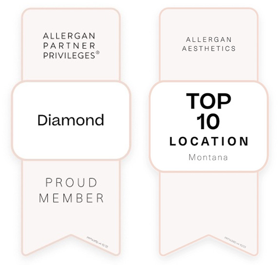 Allergan Diamond level partner badge