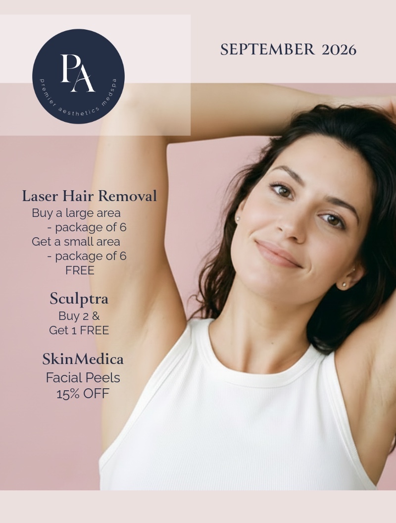 PA All Specials SEPT 2026 800px Update Premier Aesthetics September Specials
